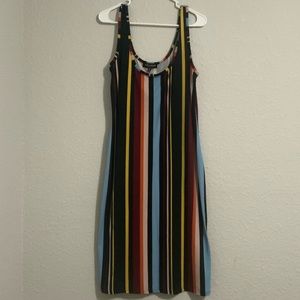 Striped Fitted Dress